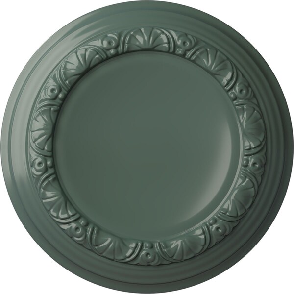 Ekena Millwork Carlsbad Ceiling Medallion (Fits Canopies up to 7 7/8"), 12 1/2"OD x 1 1/2"P, Cloud Burst CM12CACBF - main